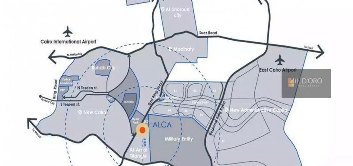 Квартира в 5е Поселение, Новый Каир, Египет 3 спальни, 188м2 № 5808 - 4