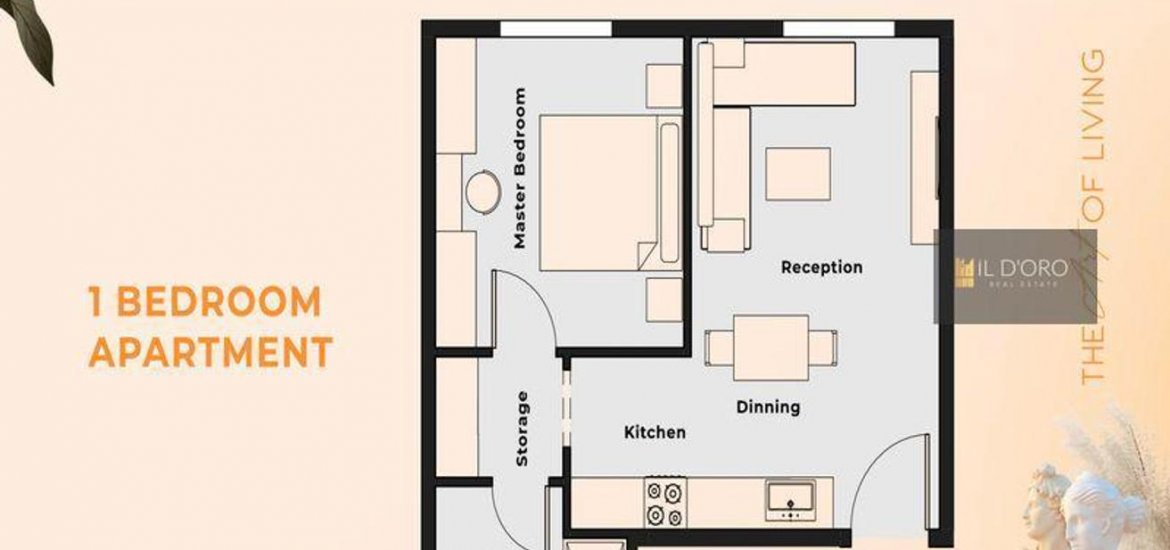 Квартира в 5е Поселение, Новый Каир, Египет 2 спальни, 100м2 № 6086 - 11