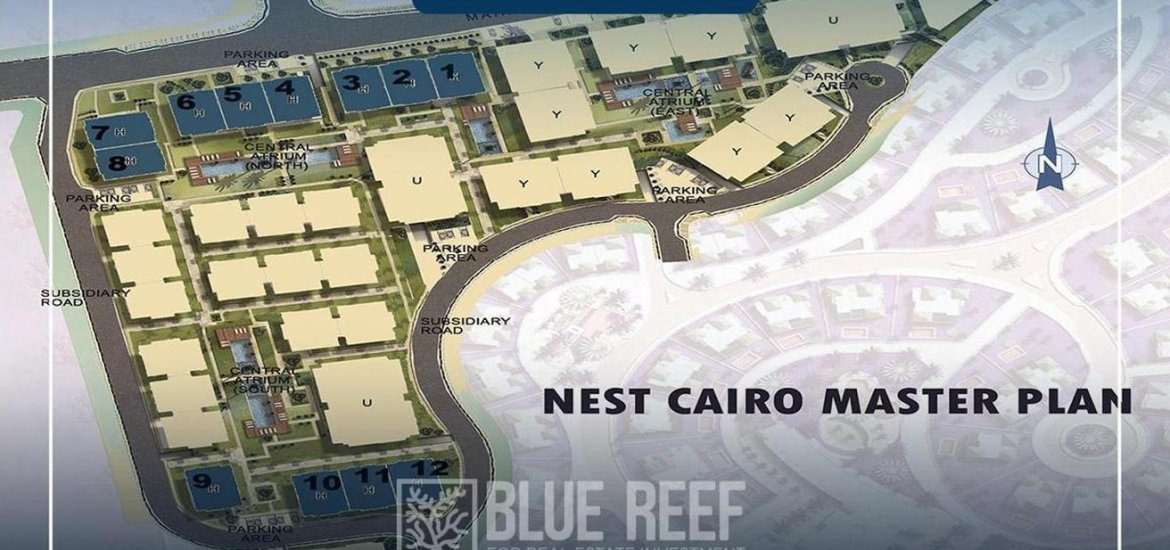 Apartment in Nest Cairo, New Cairo, Egypt, 2 bedrooms, 125 sq.m. No. 3671 - 7